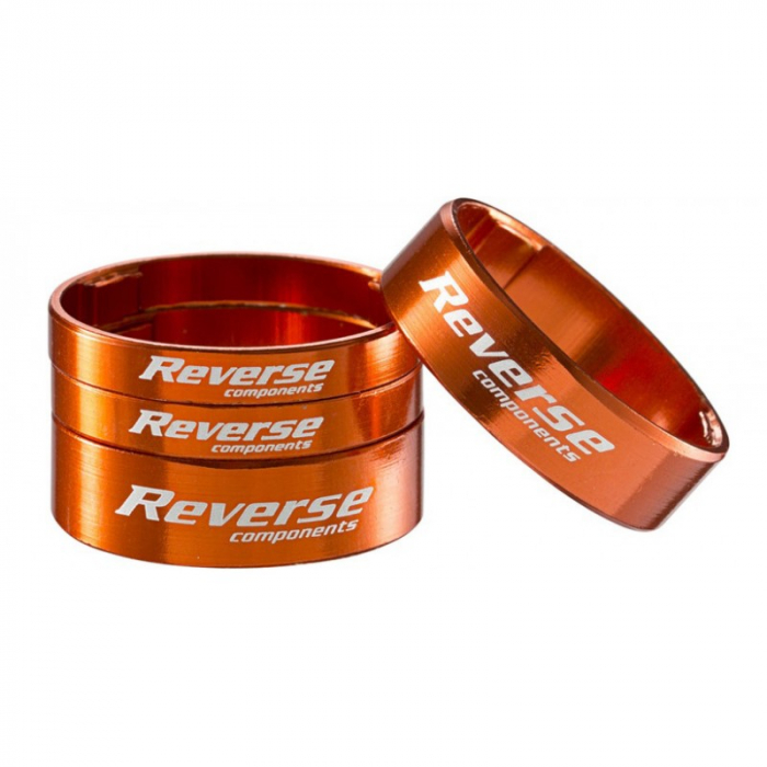 Set distantiere Reverse 1.1/8 aluminiu orange [1]