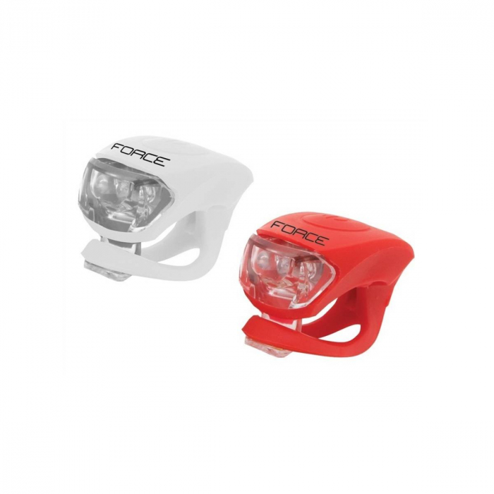 Set lumini Force Double F alb/rosu - FRC45446 [1]
