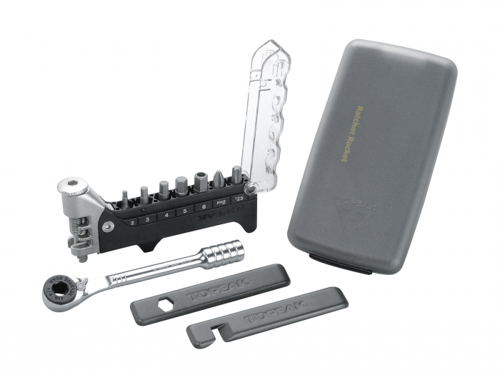 Set Mini Scule Multifunctionale Topeak Ratchet Rocket, TT2520 - Negru-Argintiu [2]