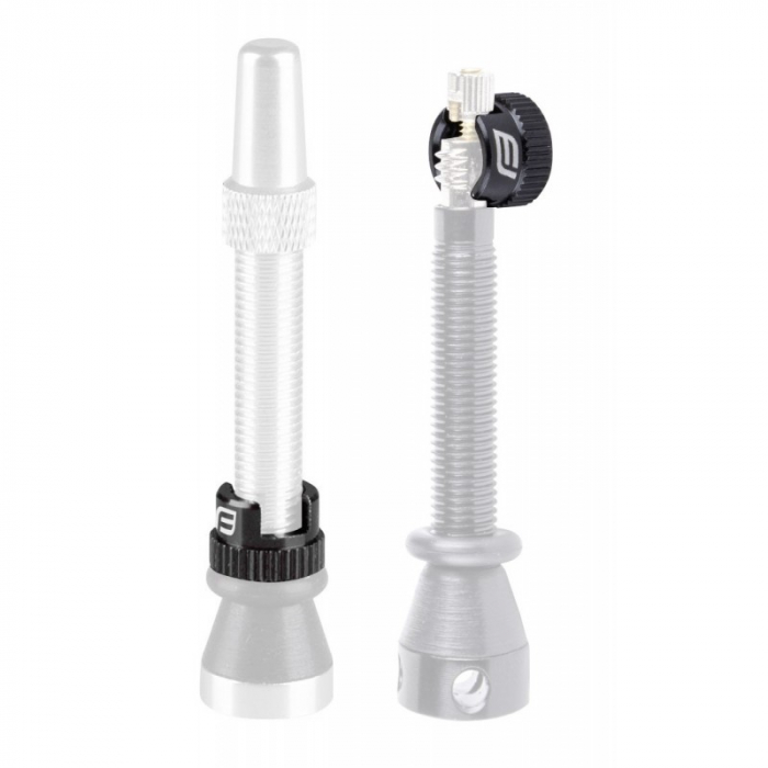 Set piulite de janta Force pentru valve presta, aluminiu [2]