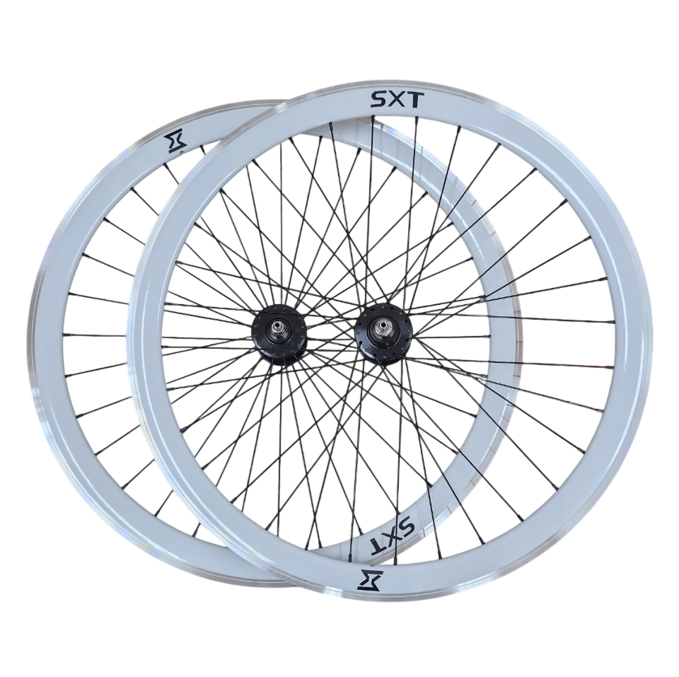 Set Roti Single Speed/Fixie  SXT 700-32H 40 mm Alb [1]