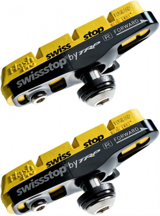 Set Saboti Frana SwissStop Brakeshoes Full Flash Pro Elite Galben  [1]