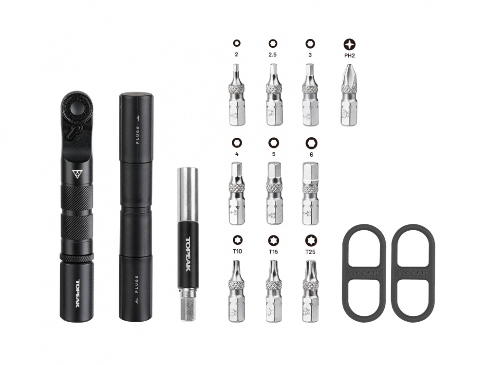 Set Scule Bicicleta Topeak Ratchet'n Roll Elite, TT2609, Negru [2]