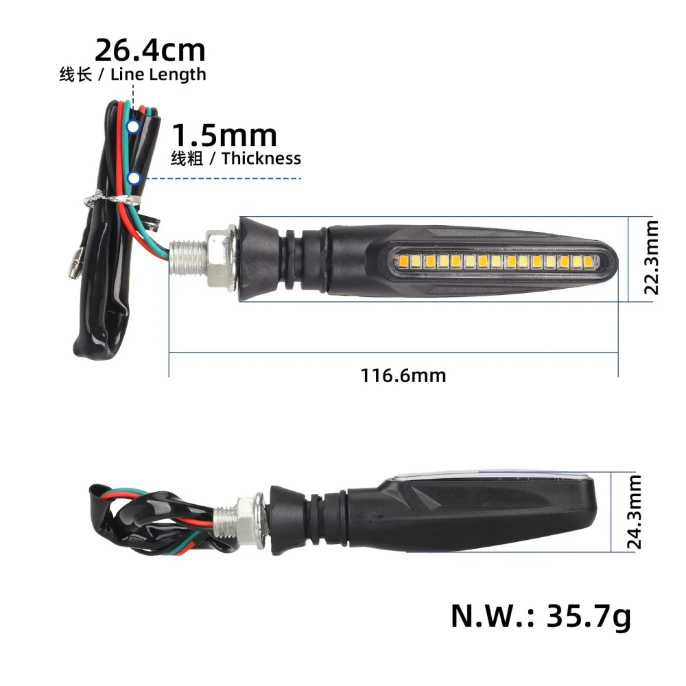 Set semnalizari  bicicleta/trotineta [5]