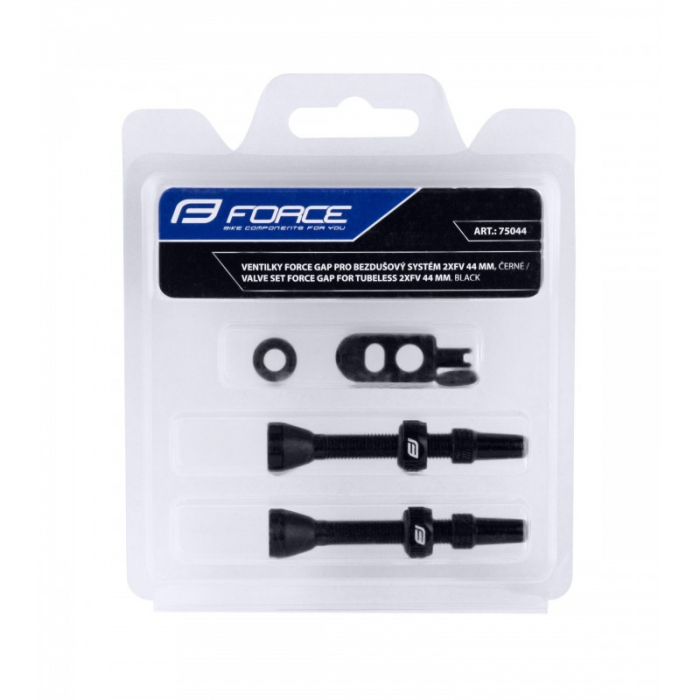 Set Valve Tubeless Force 2xFv 44mm Negre [2]