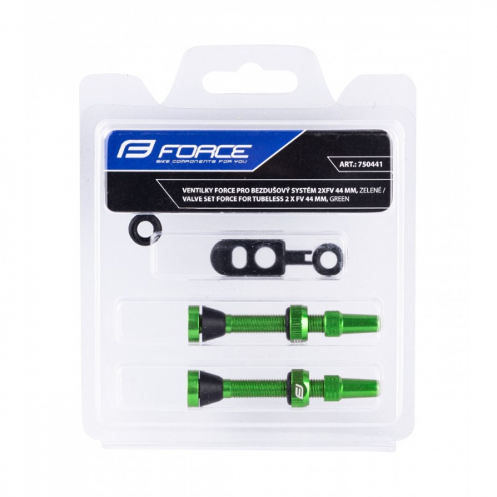 Set Valve Tubeless Force 2xFv 44mm Verzi [2]
