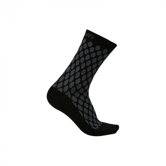 Sosete Castelli Sfida 13, de dama, Negru/Antracit, S/M, 35-38 [1]