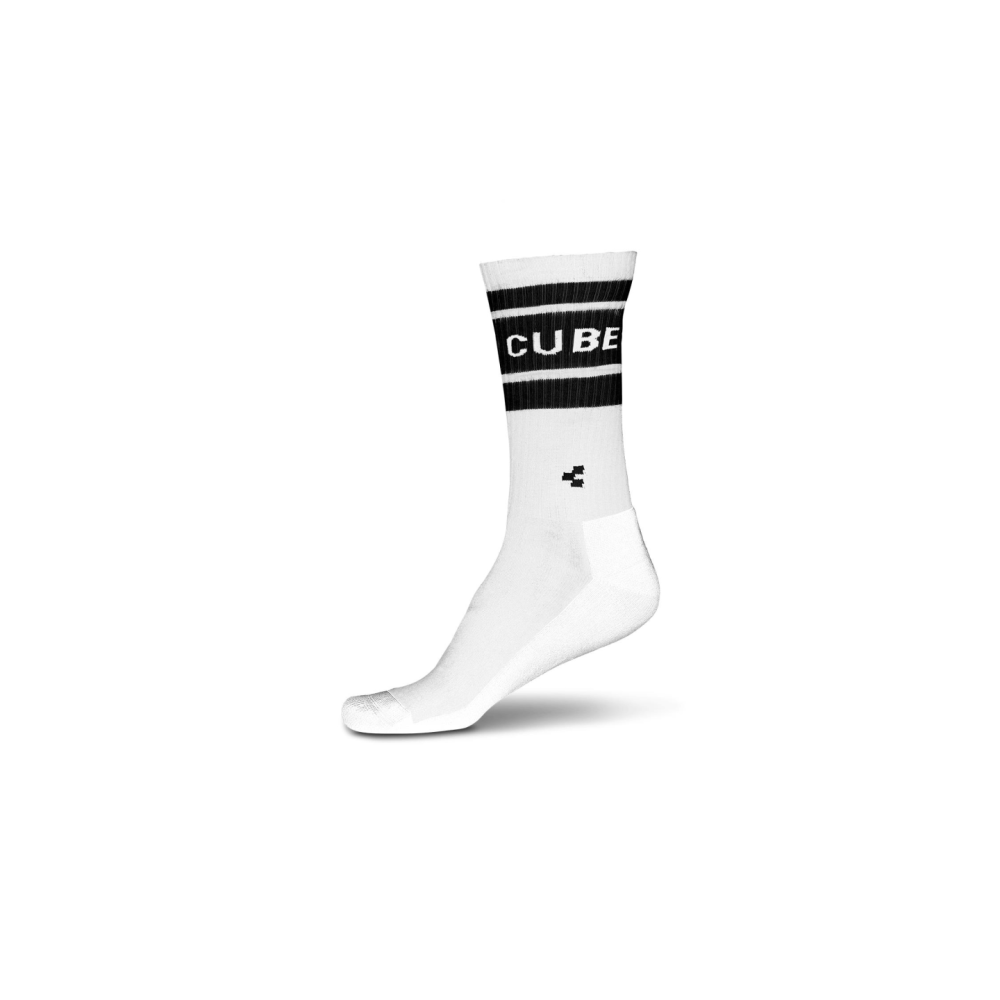 SOSETE CUBE SOCKS AFTER RACE HIGH CUT ALB NEGRU  44-47 [2]