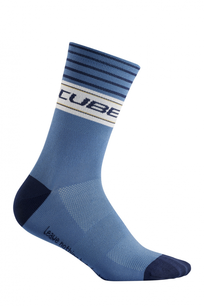 SOSETE CUBE SOCKS HIGH CUT BLACKLINE BLUE 36-39 [1]