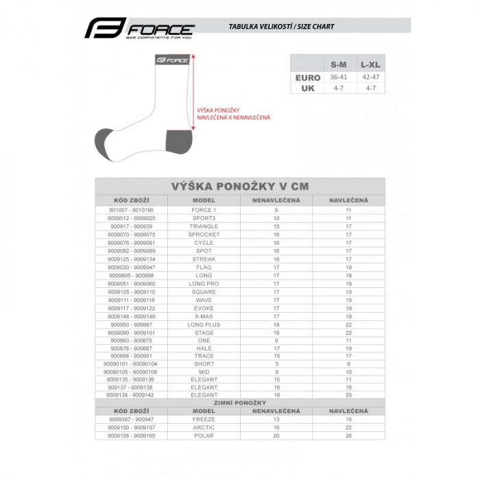 Sosete Force Mid, alb, S-M (36-41) [3]