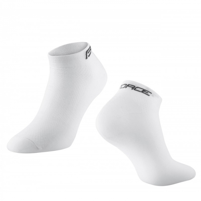 Sosete Force Short, alb, S-M (36-41) [1]