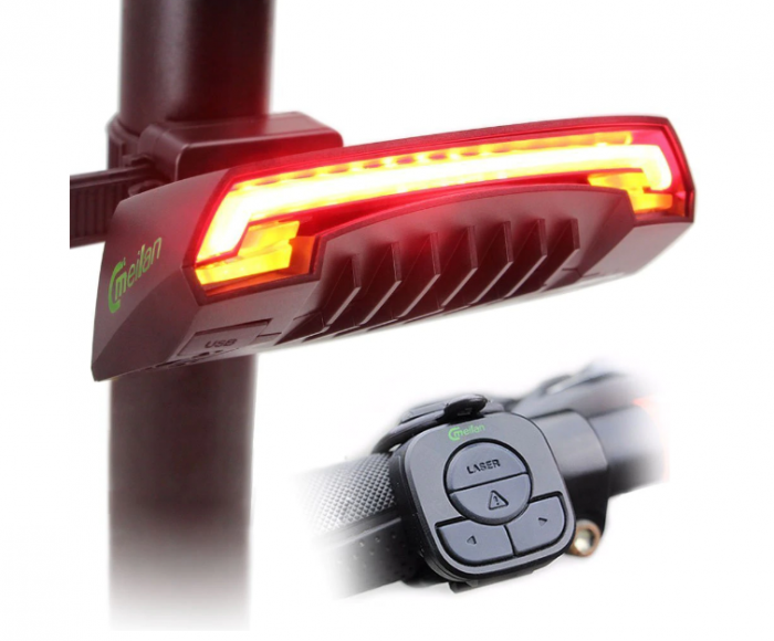 Stop cu semnalizare pentru bicicleta Meilan x5 [2]