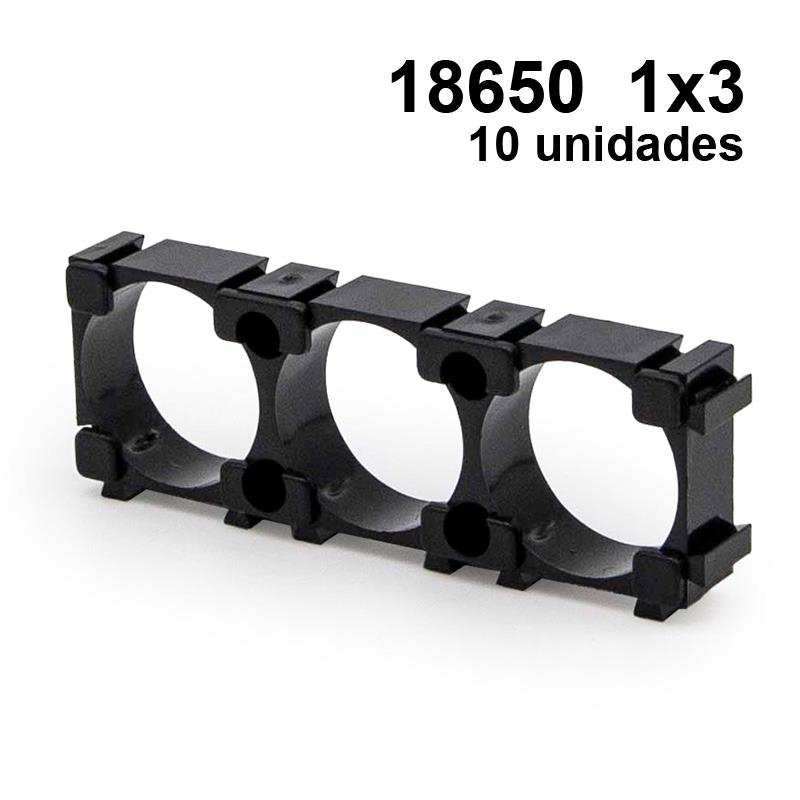 Suport Baterie 18650 1x3 - Set 10 Buc [1]