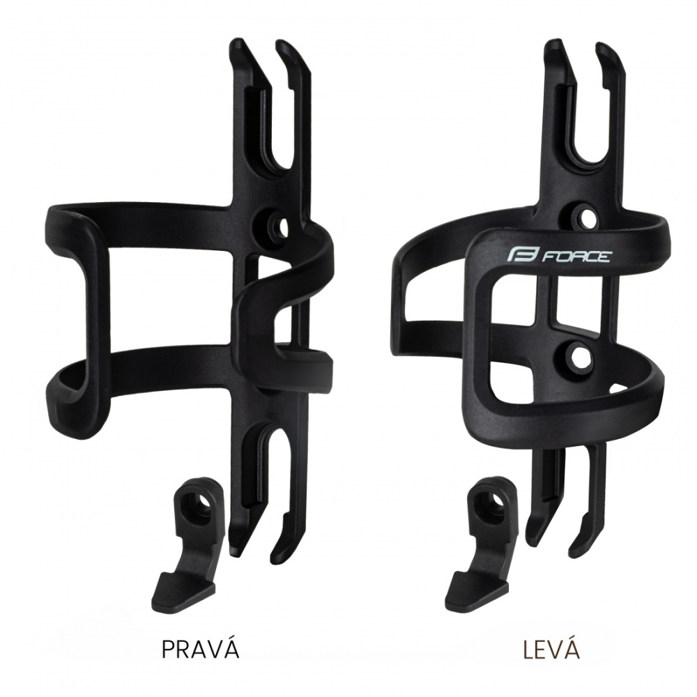 Suport bidon Force LATERAL lateral negru mat [2]