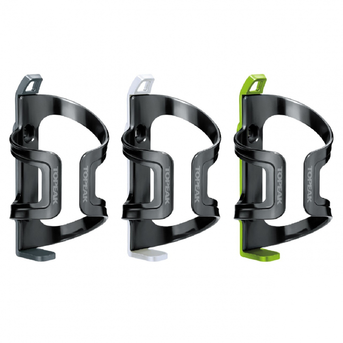 Suport Bidon Topeak Dualside Cage Ex, TDSC02-GWG, Gri - Alb/Verde [3]
