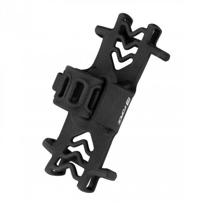 Suport Force din silicon pentru telefon 4 - 6 pe tija, negru [2]