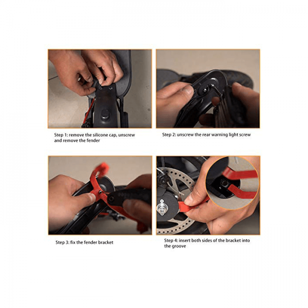 Suport negru aparatoare roata spate trotineta electrica Xiaomi M365/M365 PRO [5]