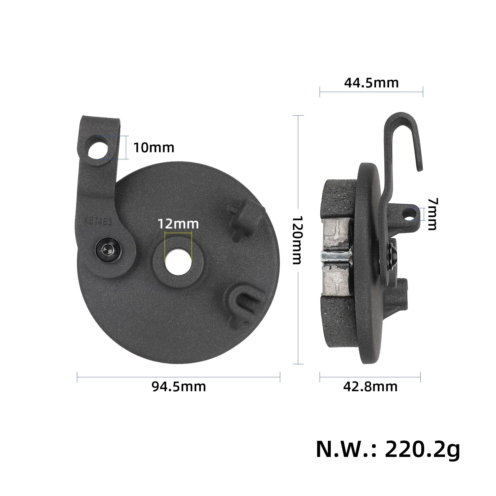 Tambur frana trotineta electrica Xiaomi 5/5Pro [3]