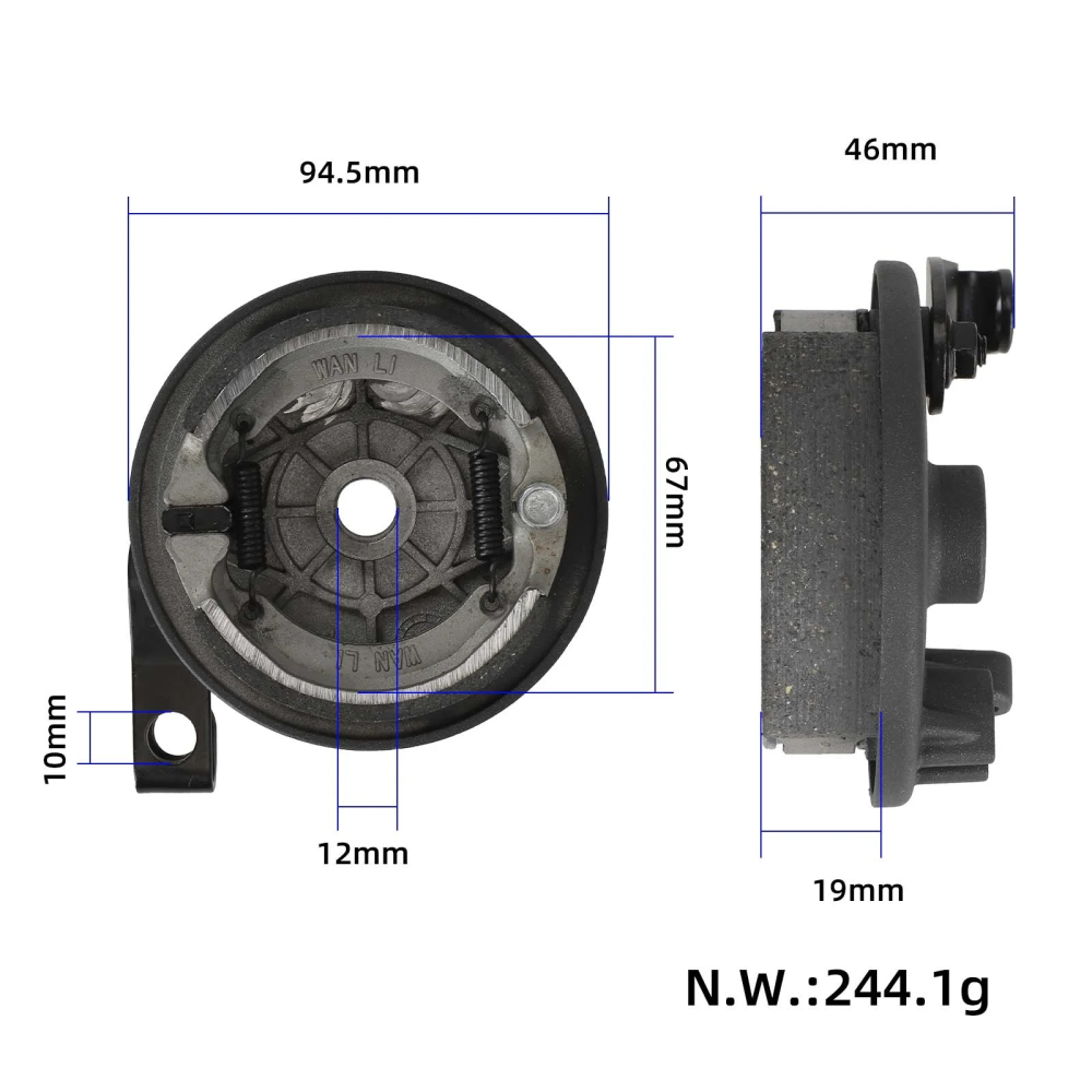 Tambur frana trotineta electrica Xiaomi 5 PLUS [3]