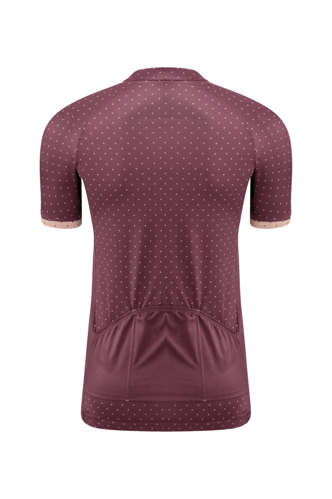 TRICOU CUBE ATX WS HALF ZIP CMPT S/S BERRY S [2]