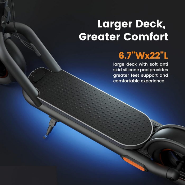 Trotineta Electrica Navee N65 Viteza maxima 25km/h, Autonomie maxima 65Km, Motor 500W, acumulator 48V 12.5Ah, Roti 10" [7]