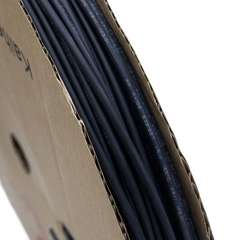 Tub termocontractabil negru pentru cabluri (5mm x 100M) [3]