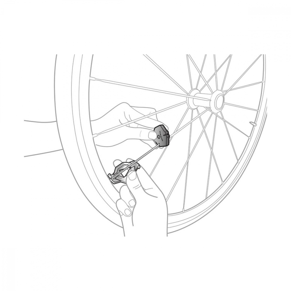 Unealta cheie spite Topeak DuoSpoke Tps-sp15, pt Mavic M7/M9, cu clema Aero pt lamelare [2]