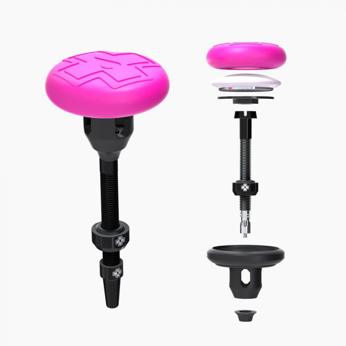 Valva tubeless 44mm Muc-Off Stealth Tubeless Tag Holder cu suport tracker GPS [2]