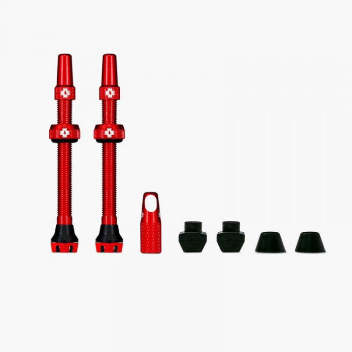 Valve tubeless Muc-Off Tubeless Valves V2 44mm Rosii [1]