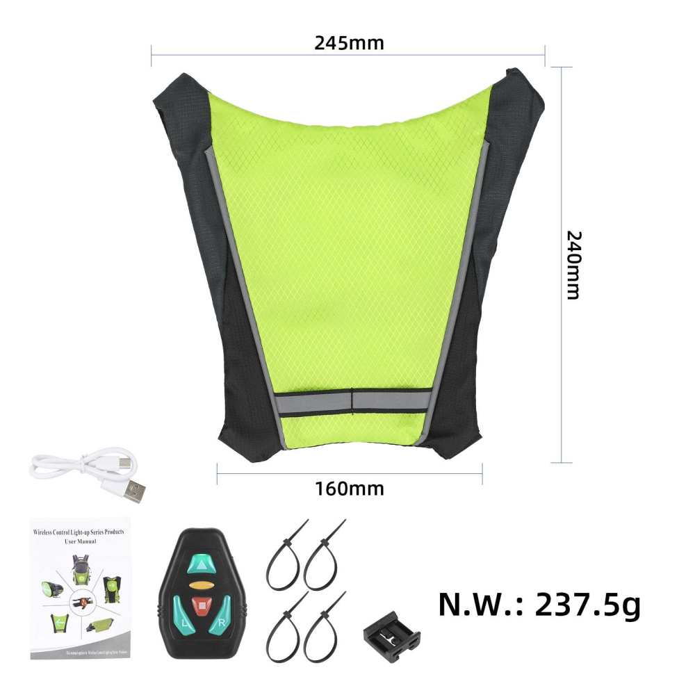 Vesta cu limini pentru ciclism [7]