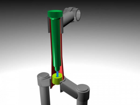 GPS Bicicleta Smart Alarm GPS Tracker, negru, fibra de carbon, 156x23x36 mm [3]