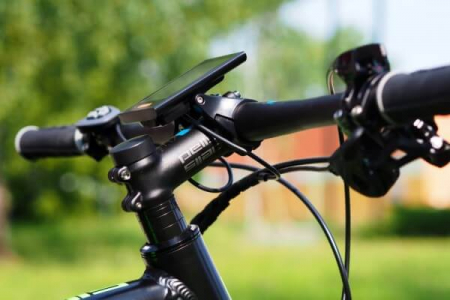 GPS Bicicleta Smart Alarm GPS Tracker, negru, fibra de carbon, 156x23x36 mm [4]