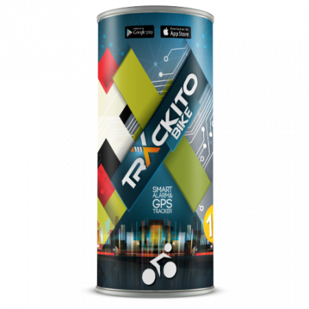 Accesorii biciclete - GPS Bicicleta Smart Alarm GPS Tracker, negru, fibra de carbon, 156x23x36 mm