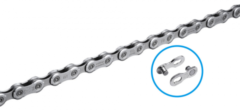 Piese biciclete - LANT BICICLETA SHIMANO CN-M6100, 126 ZALE, 12 VIT., INCL. QUICK LINK
