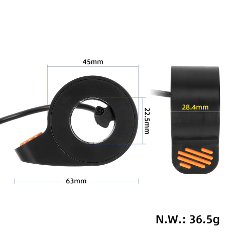 Acceleratie trotineta electrica Ninebot F20/F25/F30/F40 (portocaliu) [2]