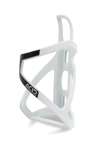 Ciclism - ACID BOTTLE CAGE HPP LEFT-HAND SIDECAGE MATT BLACK WHITEGLOSSY
