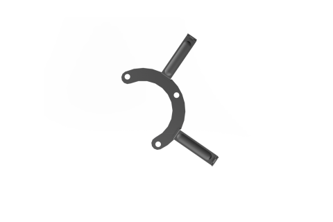 ACID CHAINGUARD IC 3.0 HYBRID TREKKING MOUNTING PLATE NEGRU [1]