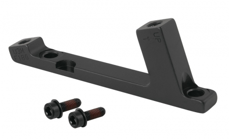Ciclism - Adaptor etrier frana pe disc fata bicicleta, postmount Force 180 mm negru