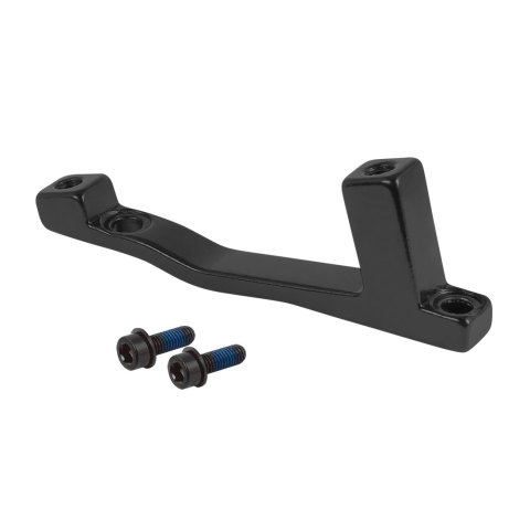 Frana bicicleta - Adaptor etrier frana pe disc fata bicicleta, postmount Force 180 mm negru