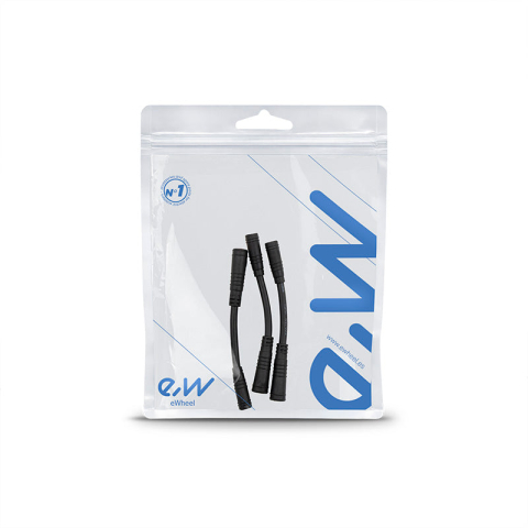 Piese trotinete electrice - Adaptor impermeabil M6 mamă la M8 mamă, 2 pini, set 3 bucăți