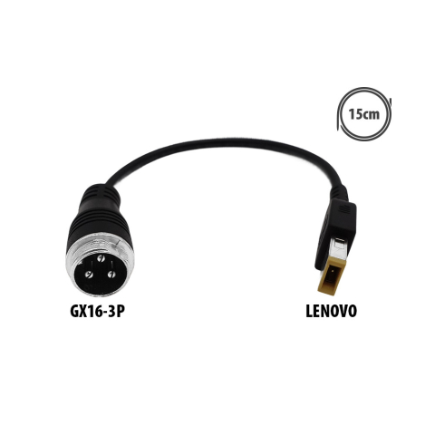 Cabluri si mufe - Adaptor incarcator GX16-3P la Lenovo