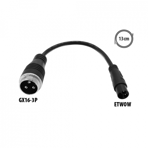 Piese trotinete electrice - Adaptor incarcator GX16 3P la ETWOW