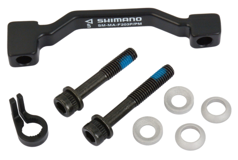 Adaptoare frana bicicleta - ADAPTOR PENTRU ETRIER FRANA PE DISC SHIMANO SM-MA-F203P/PM