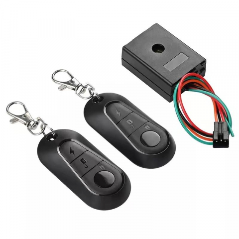 Alarma cu telecomanda pentru trotineta/bicicleta electrica 36/72V [3]