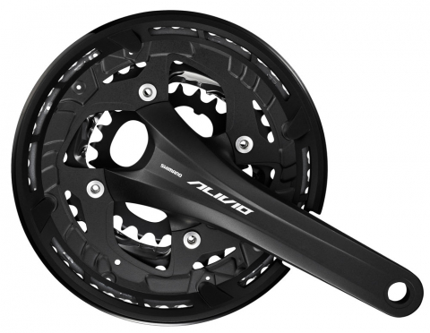 Piese biciclete - Angrenaj bicicleta Shimano ALIVIO FC-T4060 48X36X26T BRAT 175MM pentru 9 viteze