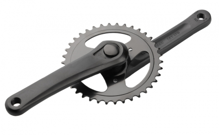Piese biciclete - Angrenaj City SXT  38T, 170mm, Negru