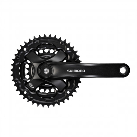 Ciclism - Angrenaj Pedalier Shimano Tourney FC-TY501 - Brat 175 Mm, Negru