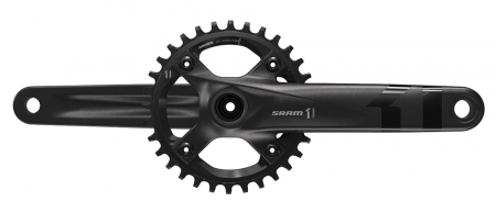 Ciclism - Angrenaj Pedalier Sram X1 1000 Gxp, negru