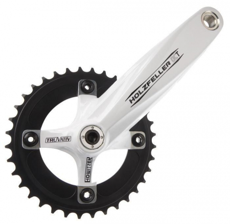 Angrenaj Pedalier Truvativ Holzfeller 1.1 Dh - Brate 170 mm  9V  38T  Alb [1]