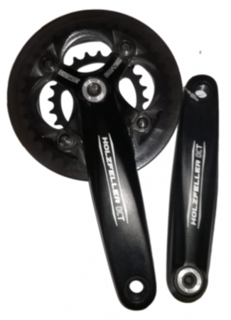 Piese biciclete - Angrenaj Pedalier Truvativ Holzfeller Oct 2.2 Rg - Brat 175 Mm, 36/24 T, Negru